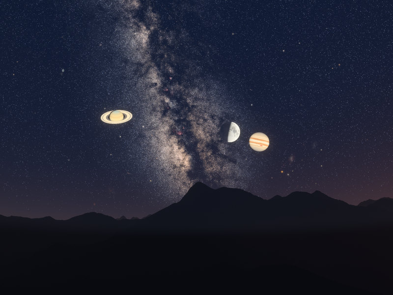 The sky over the Edelweißspitze on 6 September 2019 at 21:00 as a landscape print, with its caption beneath the skyline.
