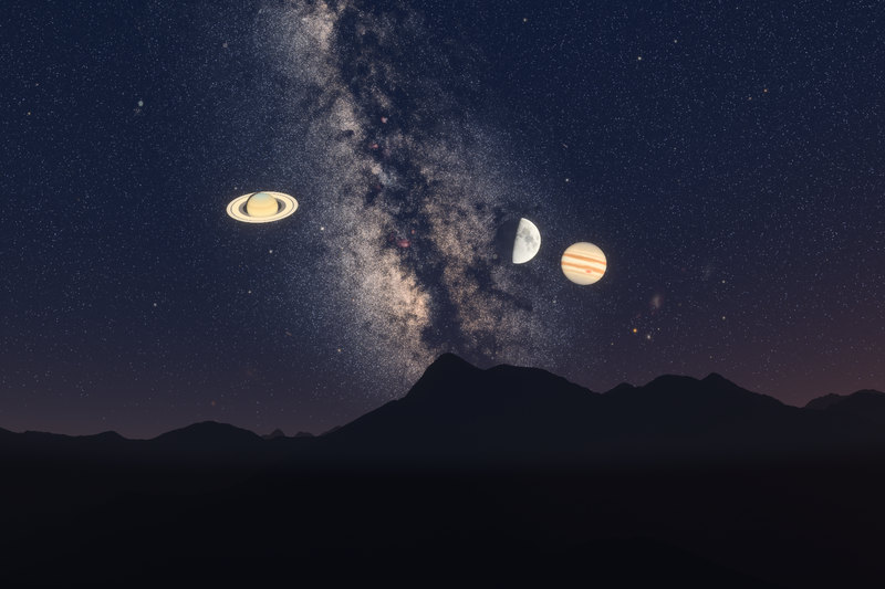 The sky over the Edelweißspitze on 6 September 2019 at 21:00 as a landscape print, with its caption beneath the skyline.